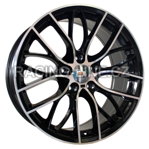 Alu kola Racing Line BK796, 18x8 5x120 ET34, černá + leštění