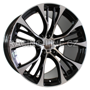 Alu kola Racing Line BK851, 20x10 5x120 ET40, černá + leštění