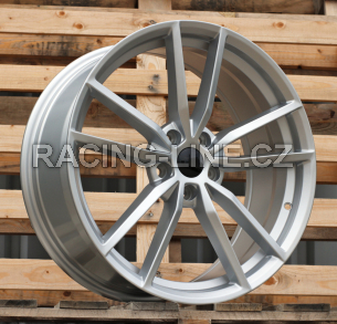 Alu kola Racing Line BK864, 19x8 5x112 ET45, stříbrná