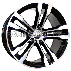 Alu kola Racing Line BK924, 20x11 5x120 ET37, černá + leštění (zátěžová)