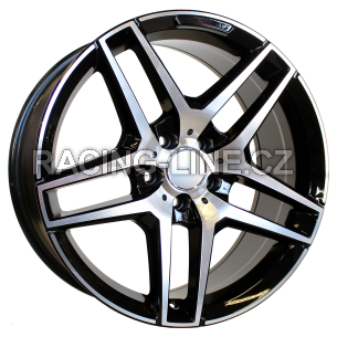 Alu kola Racing Line BK967, 19x8.5 5x112 ET45, černá + leštění