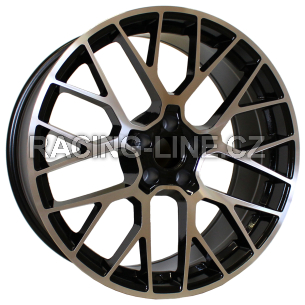 Alu kola Racing Line BK998, 20x10 5x112 ET19, černá + leštění (zátěžová)