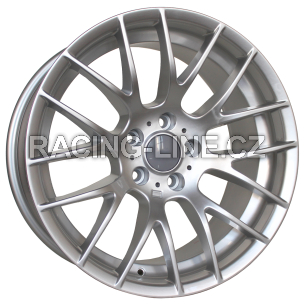 Alu kola Racing Line BY956, 19x8.5 5x120 ET30, stříbrná