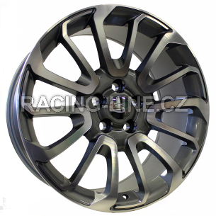 Alu kola Racing Line BY959, 21x9.5 5x120 ET45, šedivá + leštění
