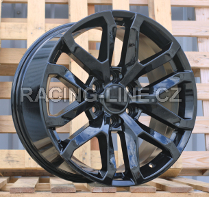Alu kola Racing Line D1444, 20x9 6x139.7 ET28, černá lesklá (zátěžová)