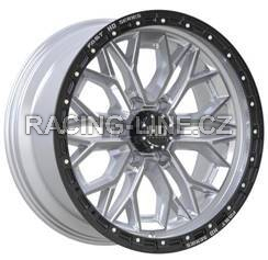 Alu kola Racing Line D1972, 17x9 6x139.7 ET, černá matná (zátěžová)