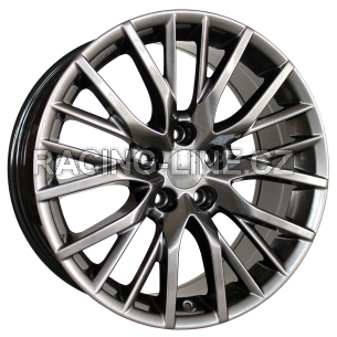 Alu kola Racing Line F0133, 18x8 5x114.3 ET30, titanová metalíza
