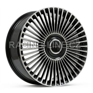 Alu kola Racing Line F3039, 20x8.5 6x139.7 ET45, černá + leštění (zátěžová)