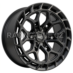 Alu kola Racing Line F3121, 20x10 6x135 ET, saténová černá