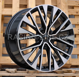 Alu kola Racing Line F733, 18x8 5x112 ET39, černá + leštění