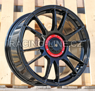 Alu kola Racing Line F7713, 17x7.5 10x100 ET40, černá lesklá