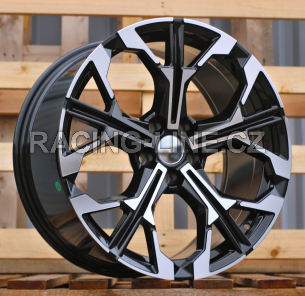 Alu kola Racing Line F9735, 19x9 5x112 ET35, černá + leštění