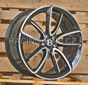 Alu kola Racing Line FB0493, 21x9.5 5x112 ET41, černá + leštění (zátěžová)