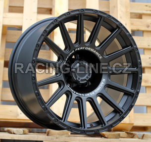 Alu kola Racing Line FBX026, 18x9 5x127 ET-10, černá + leštění