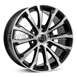 Alu kola Racing Line FBX075, 17x7.5 6x139.7 ET25, černá + leštění