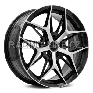 Alu kola Racing Line FBX114, 17x7 5x112 ET40, černá + leštění