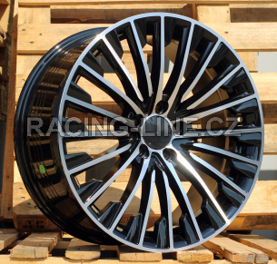 Alu kola Racing Line FBX132, 20x9.5 5x112 ET45, černá + leštění