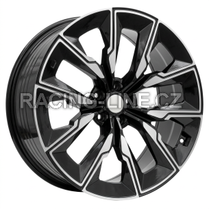 Alu kola Racing Line FBX144, 21x8.5 5x112 ET25, černá + leštění (zátěžová)