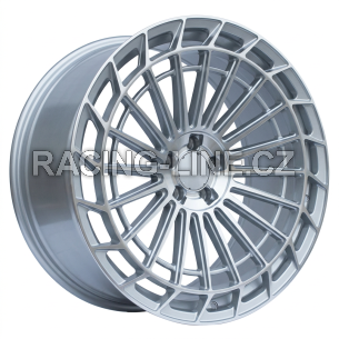 Alu kola Racing Line FBX162, 22x10.5 5x112 ET43, stříbrná + leštění (zátěžová)