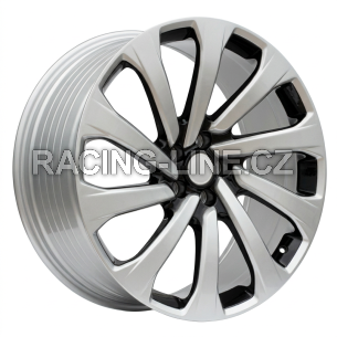 Alu kola Racing Line FBX191, 22x9.5 5x120 ET42.5, stříbrná + černá lesklá (zátěžová)