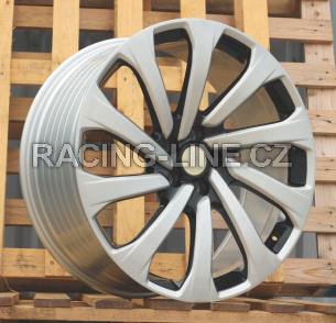 Alu kola Racing Line FBX191, 22x9.5 5x120 ET42.5, stříbrná + černá (zátěžová)