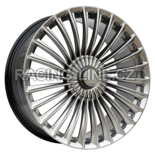 Alu kola Racing Line FBX202, 19x9.5 5x112 ET45, titanová metalíza (zátěžová)