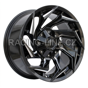 Alu kola Racing Line FBX203, 17x9 6x139.7 ET, černá lesklá (zátěžová)