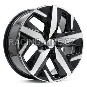Alu kola Racing Line FBX236, 18x8 5x112 ET45, černá + leštění
