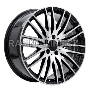 Alu kola Racing Line FBX244, 18x8.5 5x112 ET42, černá + leštění