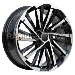 Alu kola Racing Line FBX261, 17x7 5x112 ET40, černá + leštění