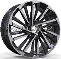 Alu kola Racing Line FBX261, 18x7.5 5x112 ET40, černá + leštění