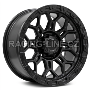 Alu kola Racing Line FBX317, 16x8 6x139.7 ET, černá matná (zátěžová)