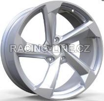 Alu kola Racing Line FBX390, 20x8.5 5x112 ET40, černá + leštění (zátěžová)