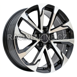 Alu kola Racing Line FBX416, 18x7.5 5x114.3 ET40, černá + leštění