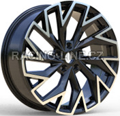 Alu kola Racing Line FBX423, 19x8 5x112 ET44, černá + leštění