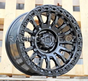 Alu kola Racing Line FBX462, 17x8.5 5x127 ET-6, černá matná (zátěžová)