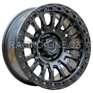 Alu kola Racing Line FBX462, 17x8.5 5x127 ET-6, černá matná (zátěžová)