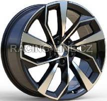 Alu kola Racing Line FBX507, 19x8 5x112 ET39, šedivá + leštění