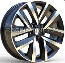 Alu kola Racing Line FBX515, 17x6.5 5x100 ET34, černá + leštění