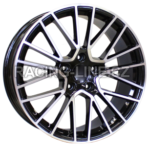 Alu kola Racing Line FE179, 21x10 5x130 ET50, černá + leštění