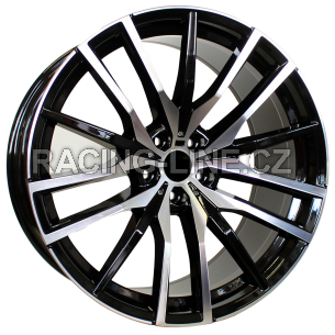 Alu kola Racing Line H0324, 20x11 5x120 ET37, černá + leštění