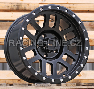 Alu kola Racing Line H1003C, 17x9 5x127 ET, černá matná