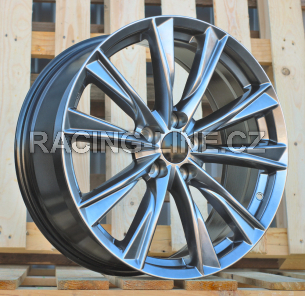 Alu kola Racing Line H3202F, 19x8 5x114.3 ET35, titanová metalíza