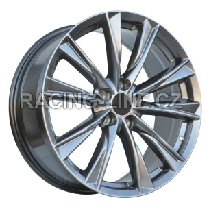 Alu kola Racing Line H3202F, 19x8 5x114.3 ET35, titanová metalíza