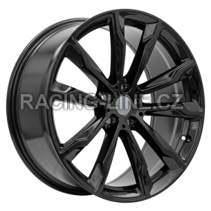 Alu kola Racing Line H3263F, 20x8 5x112 ET27, černá lesklá