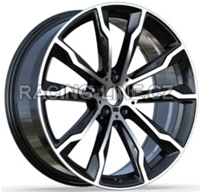 Alu kola Racing Line H3263F, 20x9.5 5x112 ET43, černá lesklá
