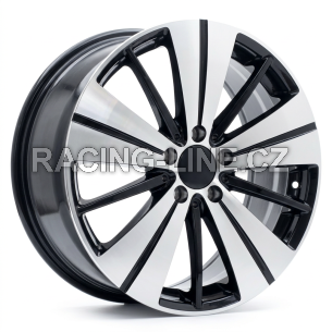 Alu kola Racing Line H3298F, 18x7.5 5x112 ET52, černá + leštění