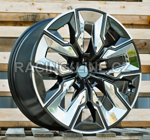 Alu kola Racing Line H3447F, 21x9 5x112 ET24, šedivá + leštění (zátěžová)