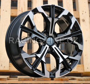 Alu kola Racing Line H3457F, 19x8.5 5x112 ET40, černá + leštění