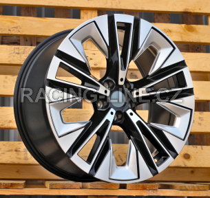 Alu kola Racing Line H3521F, 21x8.5 5x112 ET32, černá + leštění (zátěžová)